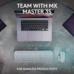 Logitech MX Keys S Wireless Keyboard, Black (920-011406)* Ergonomic Keyboards