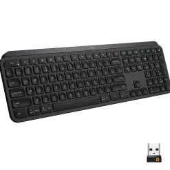 Logitech MX Keys Wireless Keyboard, Black (920-009295)* Keyboards