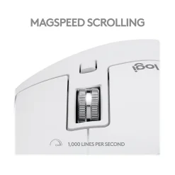 Logitech MX Master 3S for Mac Ergonomic Wireless Optical Bluetooth Mouse, Pale Gray (910006570)* Ergonomic Mice