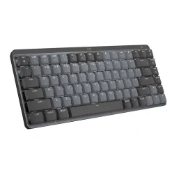Logitech MX Mechanical Mini Illuminated Wireless Ergonomic Keyboard, Gray/Black (920-010550)* Ergonomic Keyboards