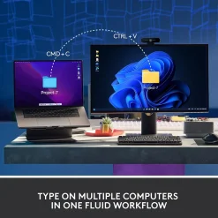 Logitech MX Mechanical Mini Illuminated Wireless Ergonomic Keyboard, Gray/Black (920-010550)* Ergonomic Keyboards