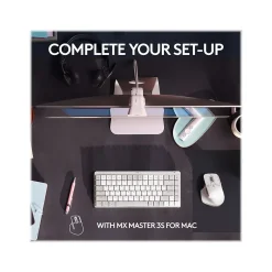 Logitech MX Mechanical Mini for Mac Wireless Ergonomic Keyboard, Pale Gray (920-010553)* Ergonomic Keyboards