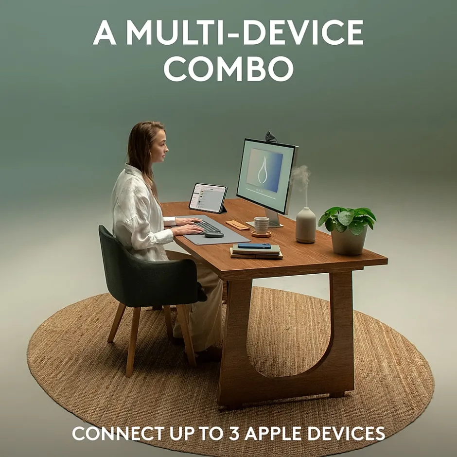 Logitech Pebble 2 Wireless Mouse Keyboard Combo, (920-012201)* Ergonomic Keyboard & Mouse Sets