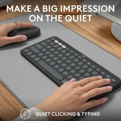 Logitech Pebble 2 Wireless Mouse Keyboard Combo, (920-012200)* Ergonomic Keyboard & Mouse Sets