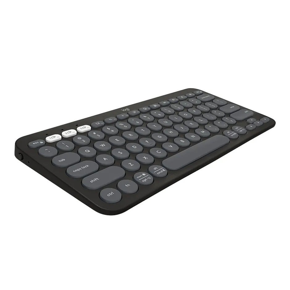 Logitech Pebble Keys 2 K380S Wireless Ergonomic Keyboard, Black (920-011775)* Ergonomic Keyboards