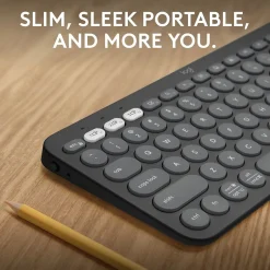 Logitech Pebble Keys 2 K380S Wireless Ergonomic Keyboard, Black (920-011775)* Ergonomic Keyboards