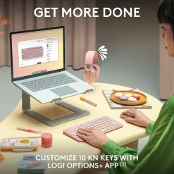 Logitech Pebble Keys 2 K380S Wireless Ergonomic Keyboard, Black (920-011775)* Ergonomic Keyboards