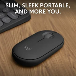 Logitech Pebble Mouse 2 M350s Wireless Ambidextrous Optical Mouse, (910-007024)* Mice