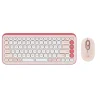 Logitech POP Icon Wireless Keyboard and Optical Mouse Combo, Rose and Off-White (920-013105)* Ergonomic Keyboard & Mouse Sets
