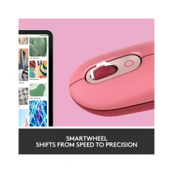 Logitech POP Wireless Ambidextrous Optical USB Mouse, Heartbreaker (910-006545)* Mice