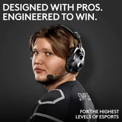 Logitech PRO X 2 LIGHTSPEED Wireless Bluetooth Stereo Gaming Over-the-Ear Headset, 3.5mm, (981-001262)* Gaming Headsets