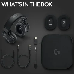 Logitech PRO X 2 LIGHTSPEED Wireless Bluetooth Stereo Gaming Over-the-Ear Headset, 3.5mm, (981-001262)* Gaming Headsets