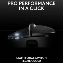Logitech PRO X SUPERLIGHT 2 DEX Wireless Ergonomic Asymmetrical Optical USB Gaming Mouse, Black (910-007328)* Ergonomic Mice