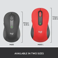 Logitech Signature M650 L Wireless Optical USB Mouse, (910-006358)* Ergonomic Mice