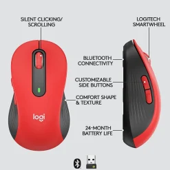 Logitech Signature M650 L Wireless Optical USB Mouse, (910-006358)* Ergonomic Mice