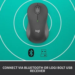 Logitech Signature M550 L Wireless Ambidextrous Optical Mouse, Graphite (910-006591)* Mice