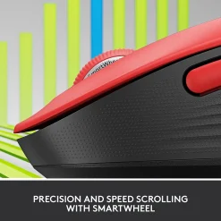 Logitech Signature M650 L Wireless Optical USB Mouse, Classic Red (910-006358)* Ergonomic Mice