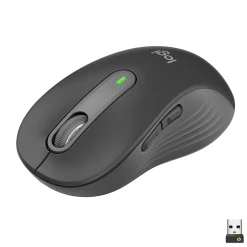 Logitech Signature M650 Large Wireless Ergonomic Optical Bluetooth & USB Mouse, Graphite (910-006231)* Ergonomic Mice