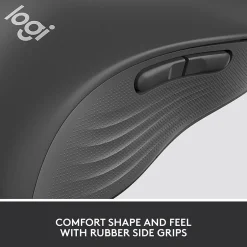 Logitech Signature M650 Large Left Wireless Optical Mouse - For Large Sized Left Hands, Graphite (910-006234)* Ergonomic Mice