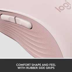 Logitech Signature M650 Wireless Ergonomic Optical Bluetooth & USB Mouse, Rose (910-006251)* Ergonomic Mice