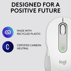 Logitech Signature M650 Wireless Optical USB Mouse, Off-White (910-006252)* Ergonomic Mice