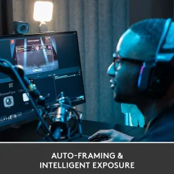 Logitech StreamCam Plus Webcam, Black (960-001280)* Webcams