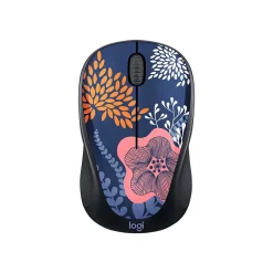Logitech Wireless Ambidextrous Optical Mouse, Multicolor (910-006552)* Mice