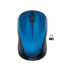 Logitech Wireless Optical Mouse, Steel Blue (910-002901)* Mice