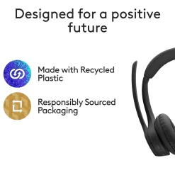 Logitech Zone 305 Wireless Noise Canceling Bluetooth Headset, Black (981-001452)* Gaming Headsets