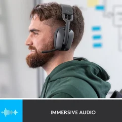 Logitech Zone Vibe 100 Wireless Noise Canceling Bluetooth Headset, Graphite (981-001256)* Headsets