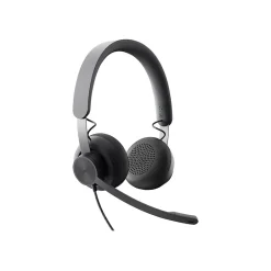 Logitech Zone Wired Noise Cancelling Stereo Computer Headset, Over-the-Head, Graphite (981-000871)* Gaming Headsets
