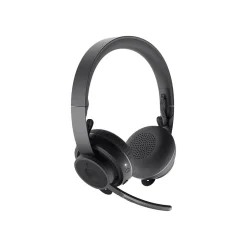 Logitech Zone Wireless Plus UC Bluetooth Stereo Mobile Headset, Black (981-000918)* Headsets