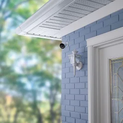 Security Cameras & Systems<Lorex 4K Indoor/Outdoor Wi-Fi Security Camera with Smart Security Lighting, White (W881AAD-E)