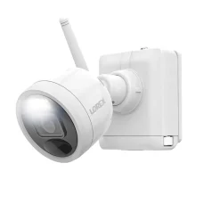 Security Cameras & Systems<Lorex 2K 4.0-MP 8-Camera-Capable 32-GB NVR System with 4 Outdoor Wi-Fi Battery Security Cameras, White (L4248D-4AA4-E)