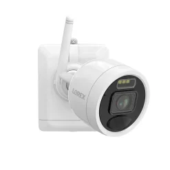 Security Cameras & Systems<Lorex 2K 4.0-MP 8-Camera-Capable 32-GB NVR System with 4 Outdoor Wi-Fi Battery Security Cameras, White (L4248D-4AA4-E)