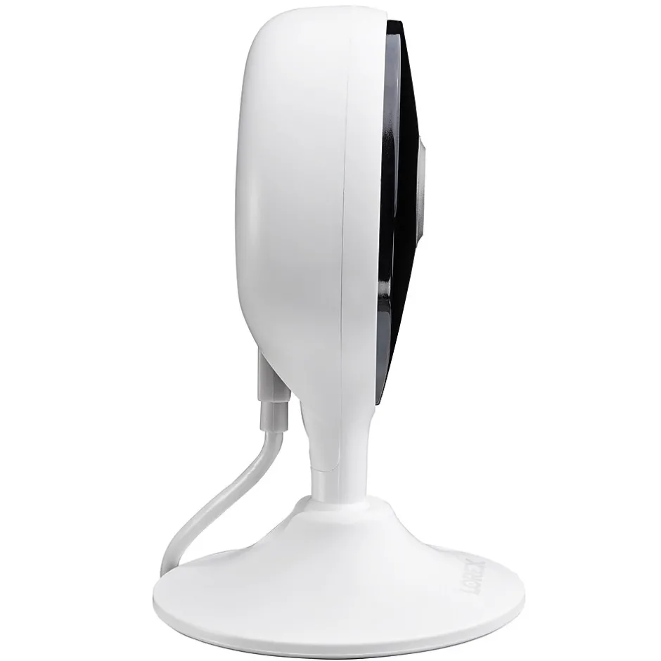 Security Cameras & Systems<Lorex 2K QHD Indoor Wi-Fi Smart Security Camera with Person Detection, White (W461ASC-E)