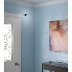 Security Cameras & Systems<Lorex 2K QHD Indoor Wi-Fi Smart Security Camera with Person Detection, White (W461ASC-E)