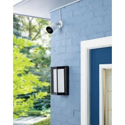 Security Cameras & Systems<Lorex 4K Ultra HD Indoor/Outdoor Add-on IP Bullet Security Camera with Smart Deterrence, White (E893AB-E)