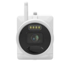 Security Cameras & Systems<Lorex Outdoor Wireless 2K 4.0-MP 8-Camera Capable 1-TB NVR System with 4 Wi-Fi Battery Security Cameras, White (L42481-4AA4-E)