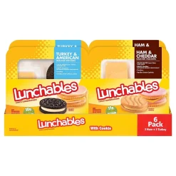 Fresh Groceries<Lunchables Ham & Turkey Variety Lunch Kit, 20.7 oz., 6/Pack (902-00011)