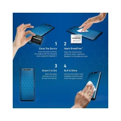 Cell Phone Screen Protectors<LUVVITT BreakFree Liquid Glass Screen Protector (BFNANO150)