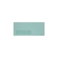 LUX #10 (4 1/8" x 9 1/2") Window Envelopes, Pastel Blue, 250/BX* Window