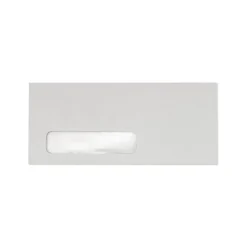 LUX #10 (4 1/8" x 9 1/2") Window Envelopes, Pastel Gray, 500/BX* Window