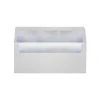 LUX 4 1/8" x 9 1/2" #10 60lbs. Envelopes, White With Silver Lining, 50/Pack* Security Tinted