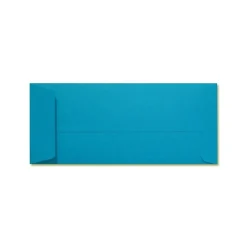 LUX 4 1/8" x 9 1/2" #10 80lbs. Open End Envelopes, Pool Blue, 50/Pack* Catalog