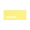 LUX 4 1/8" x 9 1/2" #10 Window Envelopes, Pastel Canary Yellow, 50/Pack* Window