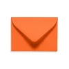 LUX 2 11/16" x 3 11/16" 70lbs. #17 Mini Envelopes W/Glue, Mandarin Orange, 50/Pack* Business