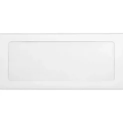 LUX #10 Full Face Window Envelopes (4 1/8 x 9 1/2) 50/Pack, 28lb. Bright White (FFW-10-50)* Window