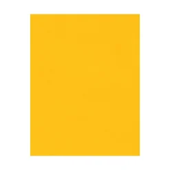 Outlet 100 lb. Cardstock Paper, 12" x 18", Sunflower Yellow, 500 Sheets/Pack (1218-C-12-500) Card Stock