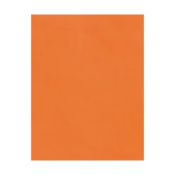 Outlet 100 lb. Cardstock Paper, 8.5" x 11", Mandarin, 50 Sheets/Pack (81211-C-55-50) Card Stock